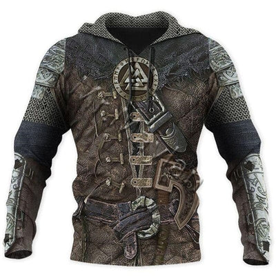 Hoodie Viking "Hoodie Armure du Valhalla"-HERITAGE VIKING