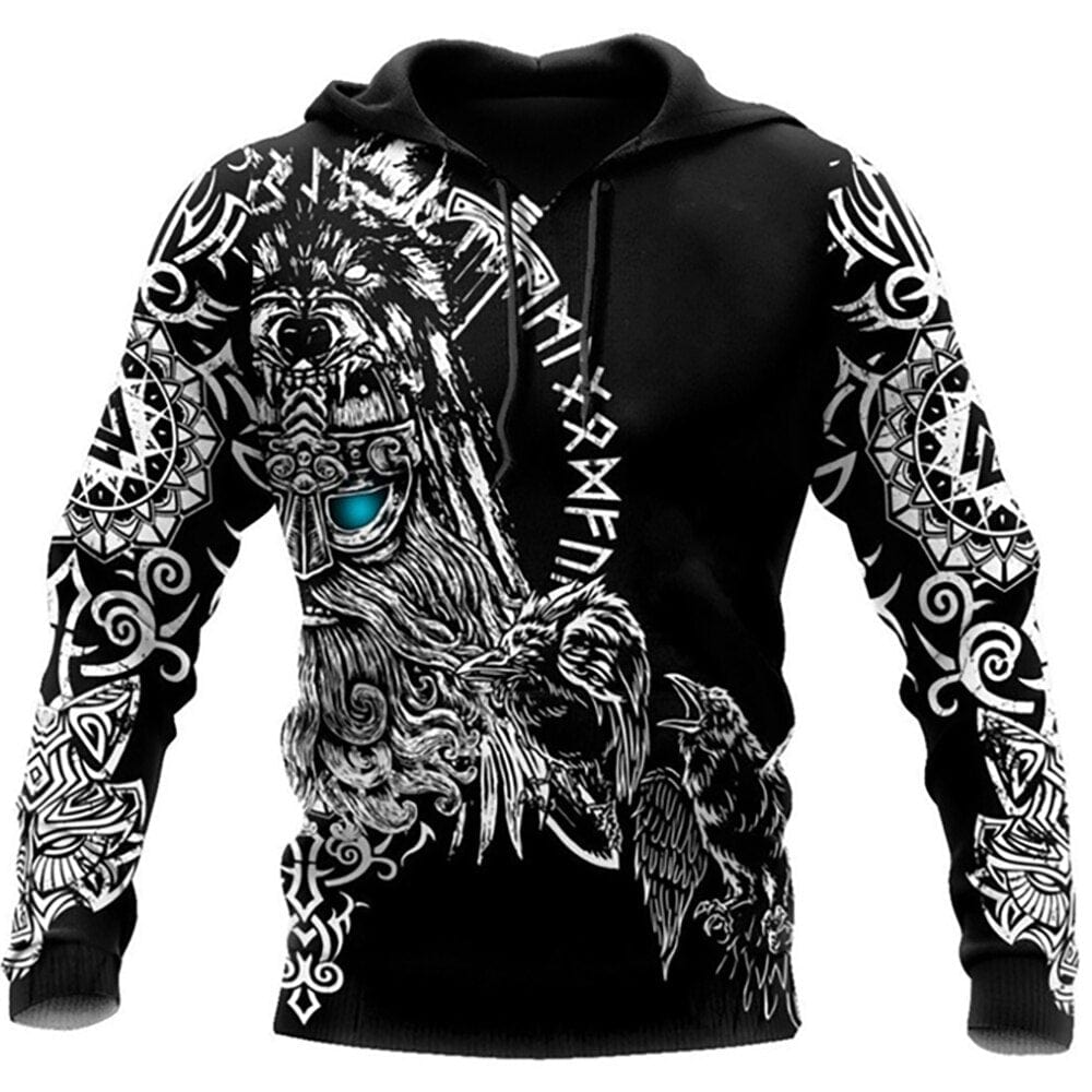 Hoodie Viking "Hoodie Rêverie d'Odin"-HERITAGE VIKING