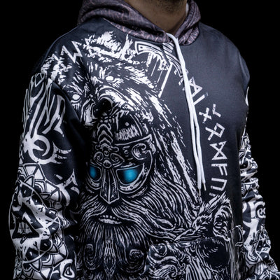 Hoodie Viking "Hoodie Rêverie d'Odin"-HERITAGE VIKING