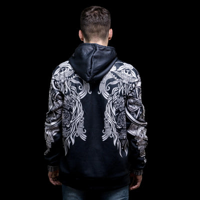Hoodie VIking "Nouvelles visions d' Huginn et Muninn"-HERITAGE VIKING