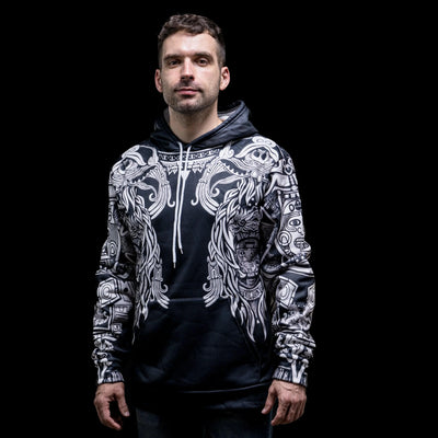 Hoodie VIking "Nouvelles visions d' Huginn et Muninn"-HERITAGE VIKING