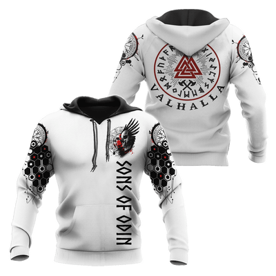 Hoodie Viking "Rune Valknut Chemin vers le Valhalla"-HERITAGE VIKING