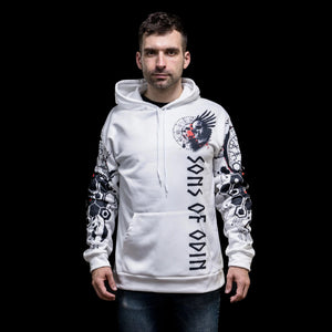 Hoodie Viking "Rune Valknut Chemin vers le Valhalla"-HERITAGE VIKING