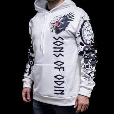 Hoodie Viking "Rune Valknut Chemin vers le Valhalla"-HERITAGE VIKING