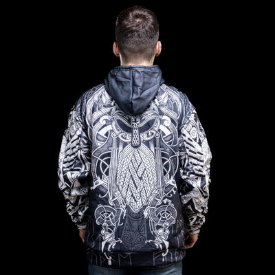Hoodie Viking "Thor's Epicenter - Puissance du Tonnerre"-HERITAGE VIKING