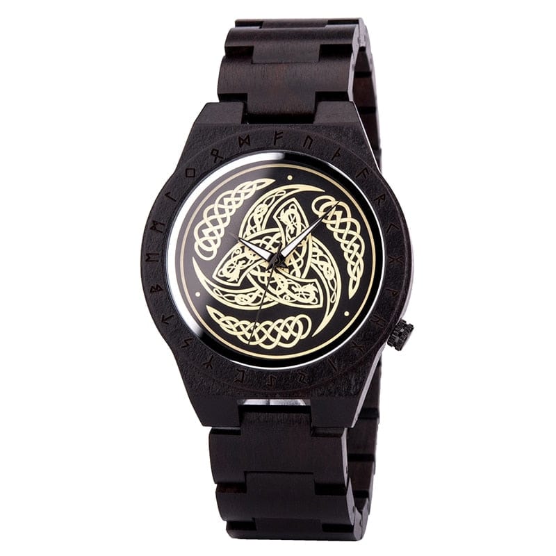 Montre en Bois - La Corne d'Odin-HERITAGE VIKING