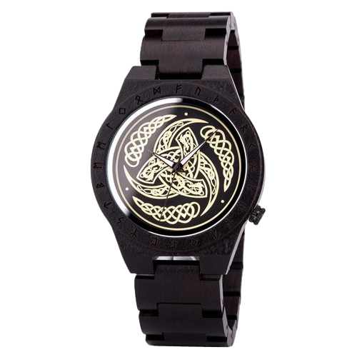 Montre en Bois - La Corne d'Odin-HERITAGE VIKING