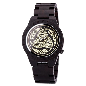 Montre en Bois - La Corne d'Odin-HERITAGE VIKING