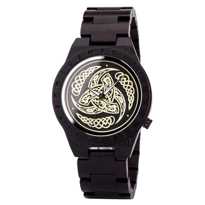 Montre en Bois - La Corne d'Odin-HERITAGE VIKING