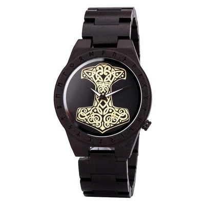 Montre en Bois - Mjolnir-HERITAGE VIKING