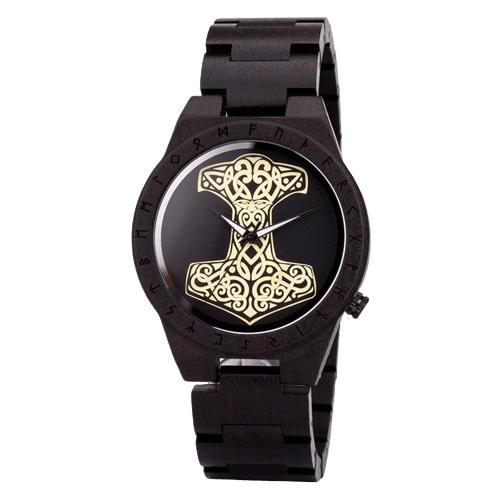 Montre en Bois - Mjolnir-HERITAGE VIKING