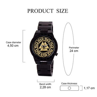 Montre en Bois - Valknut-HERITAGE VIKING