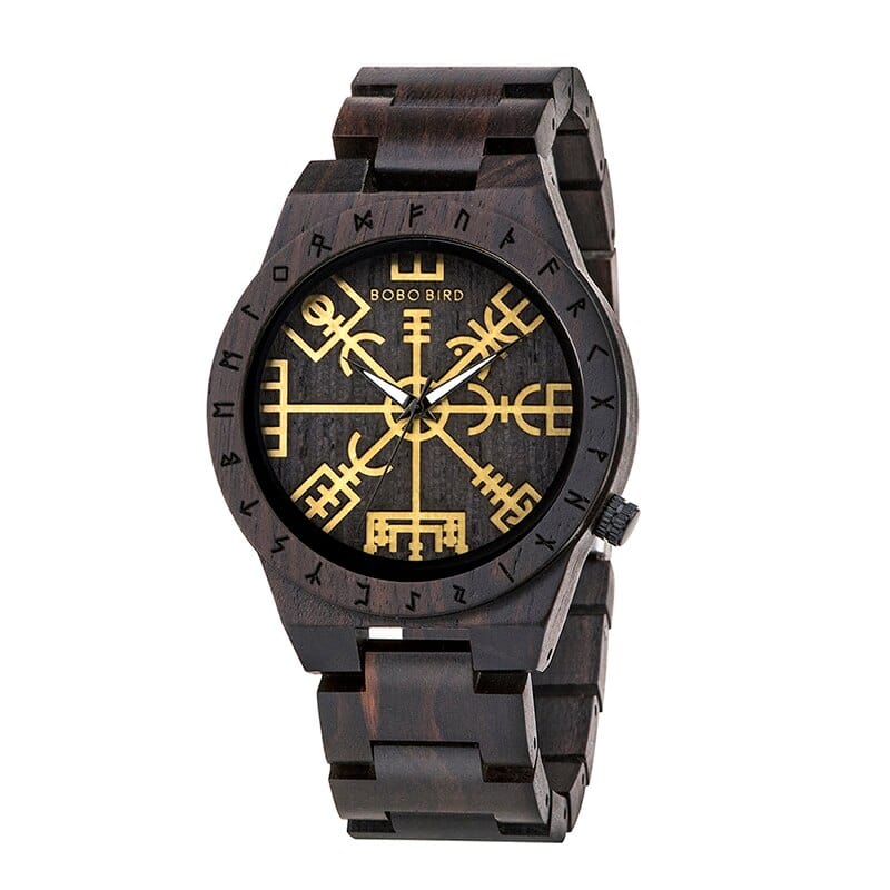 Montre en Bois - Vegvisir-HERITAGE VIKING