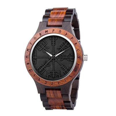 Montre en Bois - Vegvisir-HERITAGE VIKING