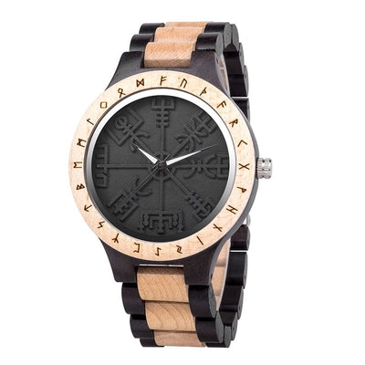 Montre en Bois - Vegvisir-HERITAGE VIKING