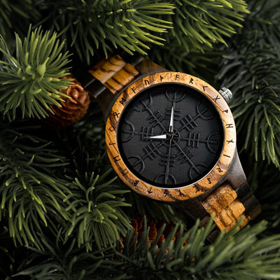 Montre en Bois - Vegvisir-HERITAGE VIKING
