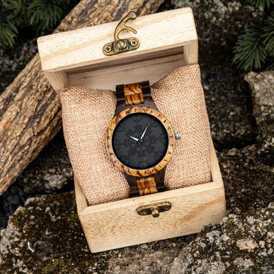 Montre en Bois - Vegvisir-HERITAGE VIKING