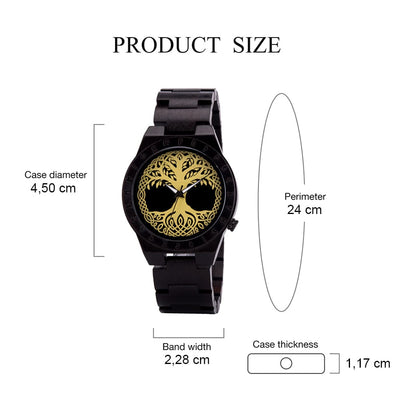 Montre en Bois - Yggdrasil-HERITAGE VIKING