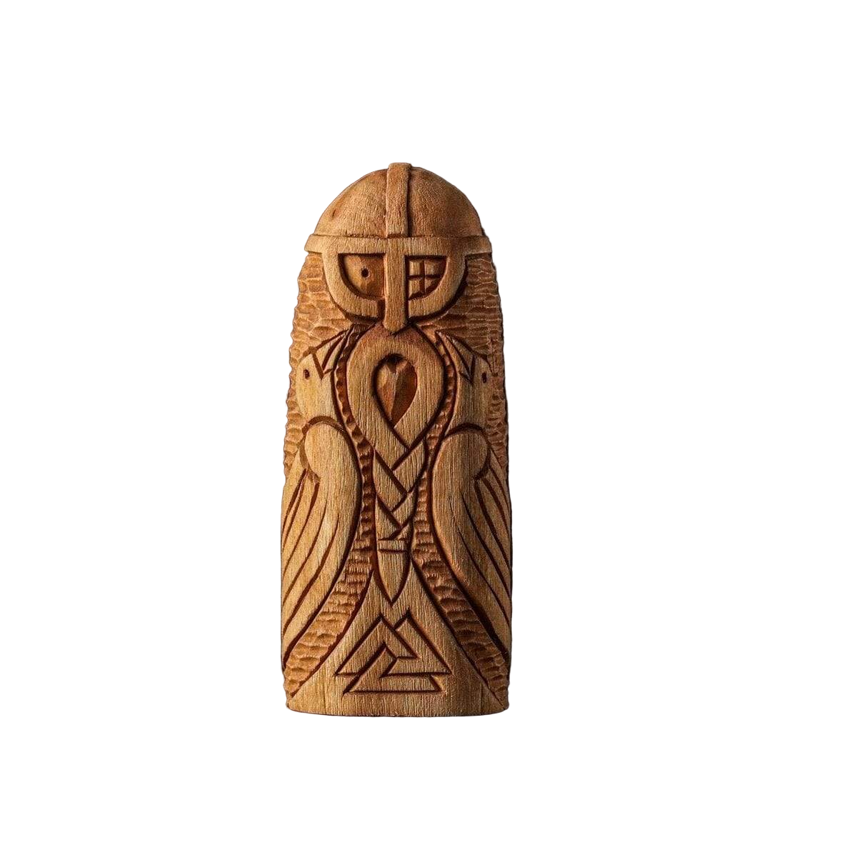 Statue en Bois d'Odin – Sculpture Nordique Mythologique
