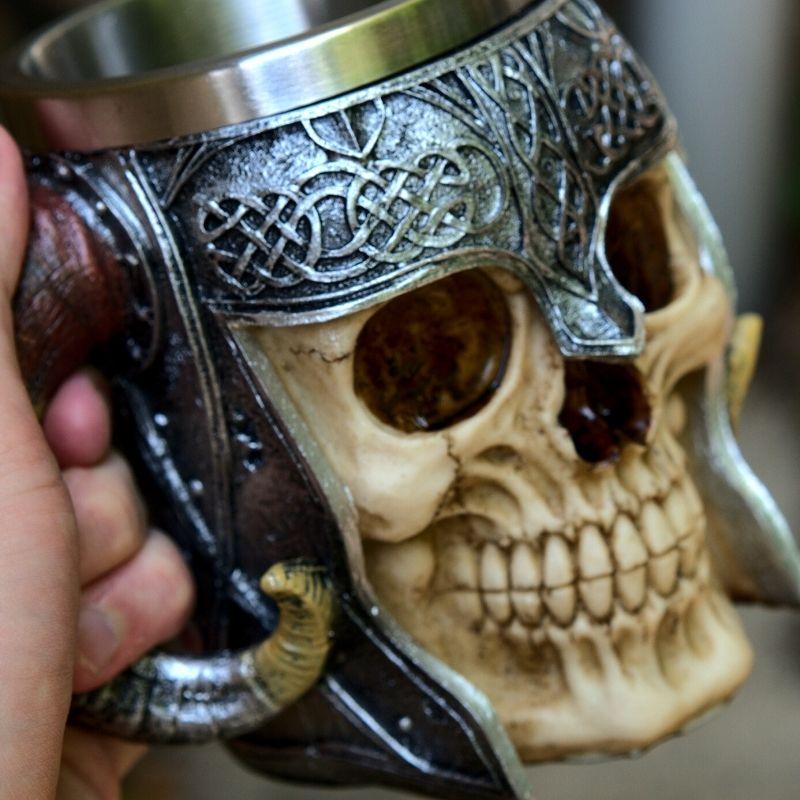 Tasse de thé tête de mort-HERITAGE VIKING