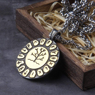Collier de l'arbre de vie Yggdrasil-HERITAGE VIKING