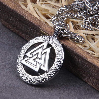 Collier de respect Viking - Rune Valknut-HERITAGE VIKING