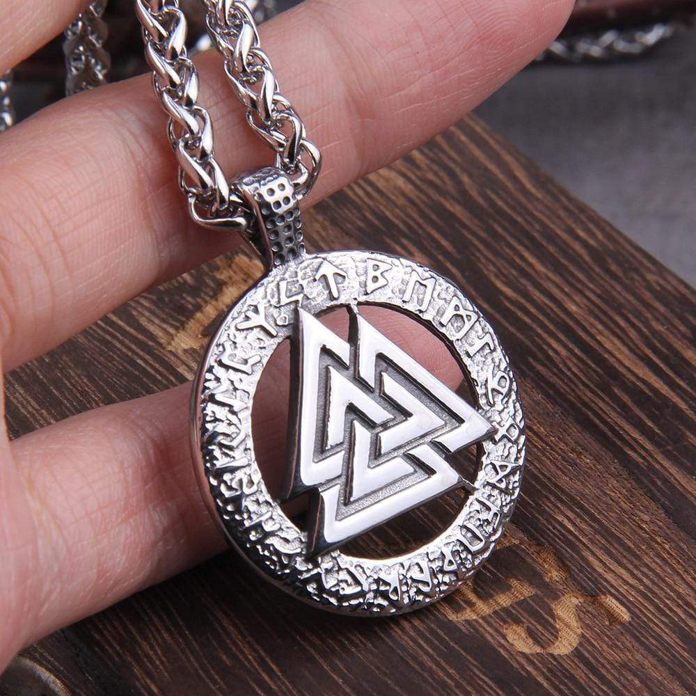 Collier de respect Viking - Rune Valknut-HERITAGE VIKING