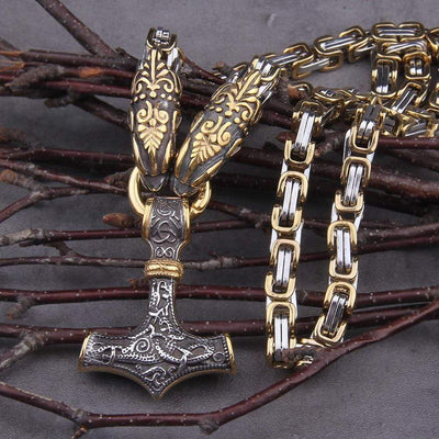 Collier de roi viking - Symbole de la puissance de Thor-HERITAGE VIKING