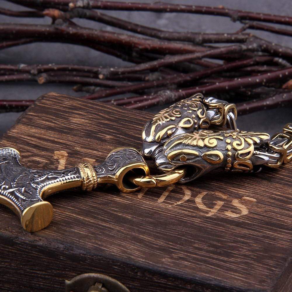 Collier de roi viking - Symbole de la puissance de Thor-HERITAGE VIKING