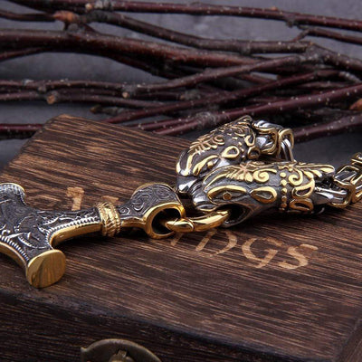 Collier de roi viking - Symbole de la puissance de Thor-HERITAGE VIKING