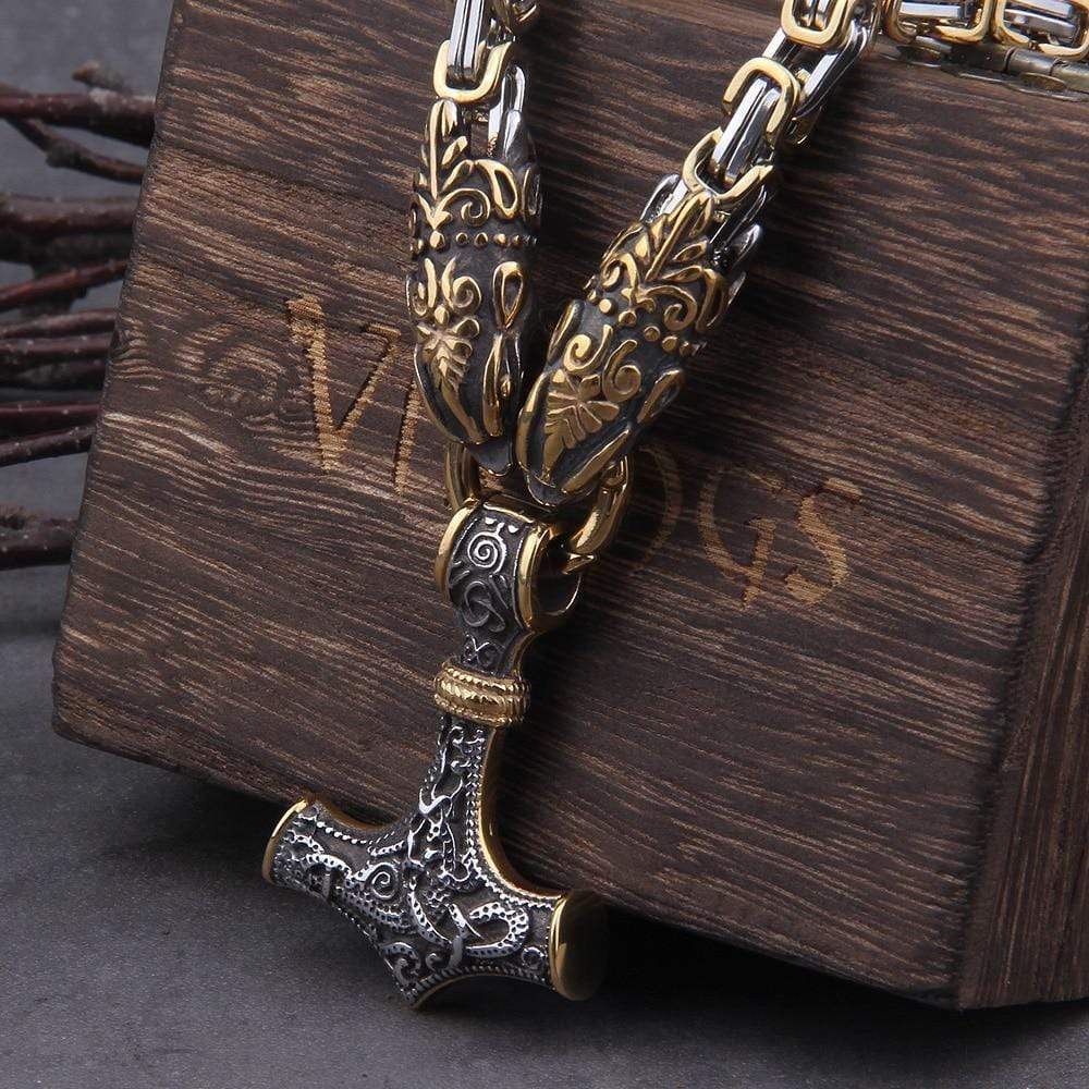 Collier de roi viking - Symbole de la puissance de Thor-HERITAGE VIKING
