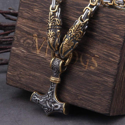 Collier de roi viking - Symbole de la puissance de Thor-HERITAGE VIKING