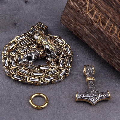 Collier de roi viking - Symbole de la puissance de Thor-HERITAGE VIKING