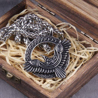 Collier Gloire d'Odin - corbeau de vision-HERITAGE VIKING