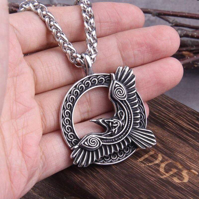Collier Gloire d'Odin - corbeau de vision-HERITAGE VIKING