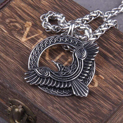 Collier Gloire d'Odin - corbeau de vision-HERITAGE VIKING