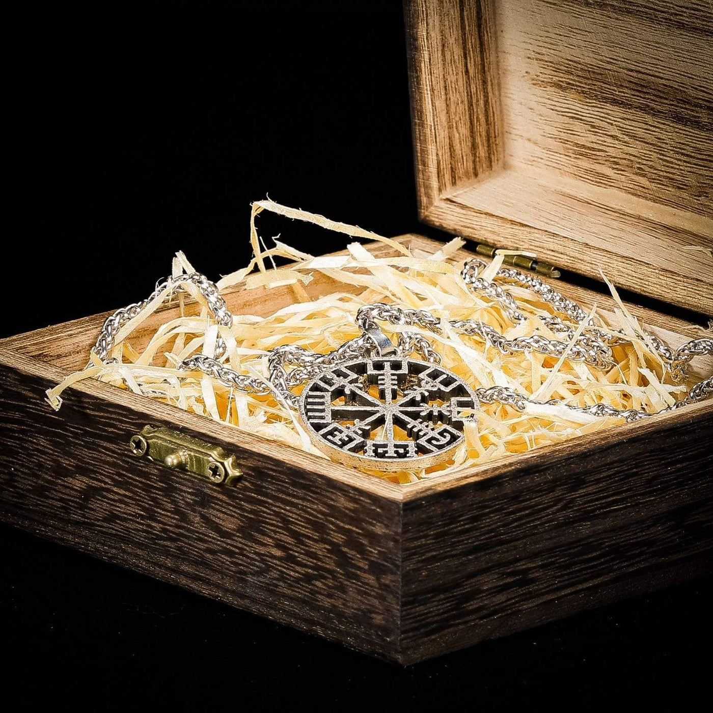 Collier Viking Boussole du Vegvisir-HERITAGE VIKING