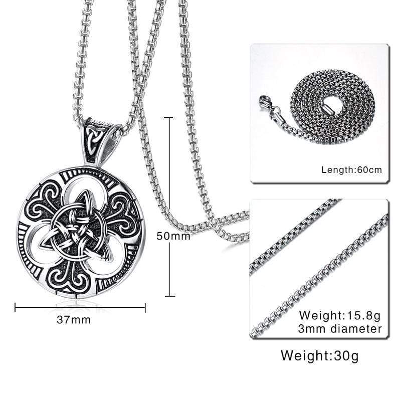 Pendentif Trinity - Acier inoxydable-HERITAGE VIKING