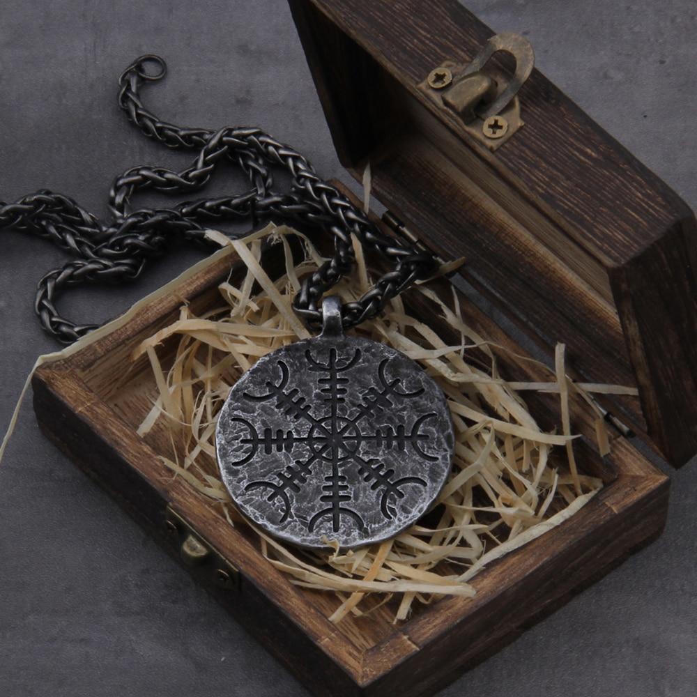Talisman runique viking en acier inoxydable-HERITAGE VIKING
