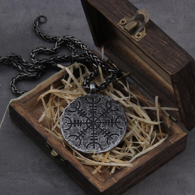 Talisman runique viking en acier inoxydable-HERITAGE VIKING