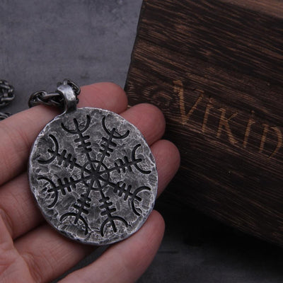 Talisman runique viking en acier inoxydable-HERITAGE VIKING