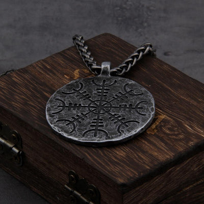 Talisman runique viking en acier inoxydable-HERITAGE VIKING