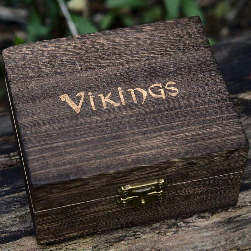Talisman runique viking en acier inoxydable-HERITAGE VIKING