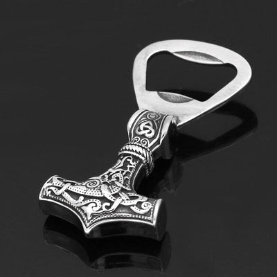 Ouvre-bouteille Mjolnir - acier inoxydable-HERITAGE VIKING