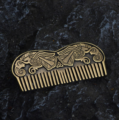 Peigne à barbe Viking - Corbeaux d'Odin-HERITAGE VIKING