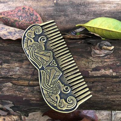 Peigne à barbe Viking - Corbeaux d'Odin-HERITAGE VIKING