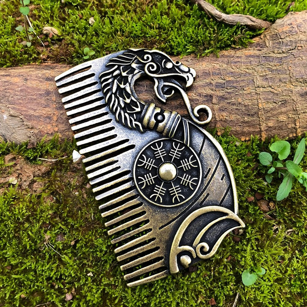 Peigne à barbe Viking - Dragon-HERITAGE VIKING