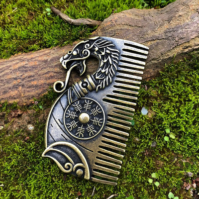 Peigne à barbe Viking - Dragon-HERITAGE VIKING