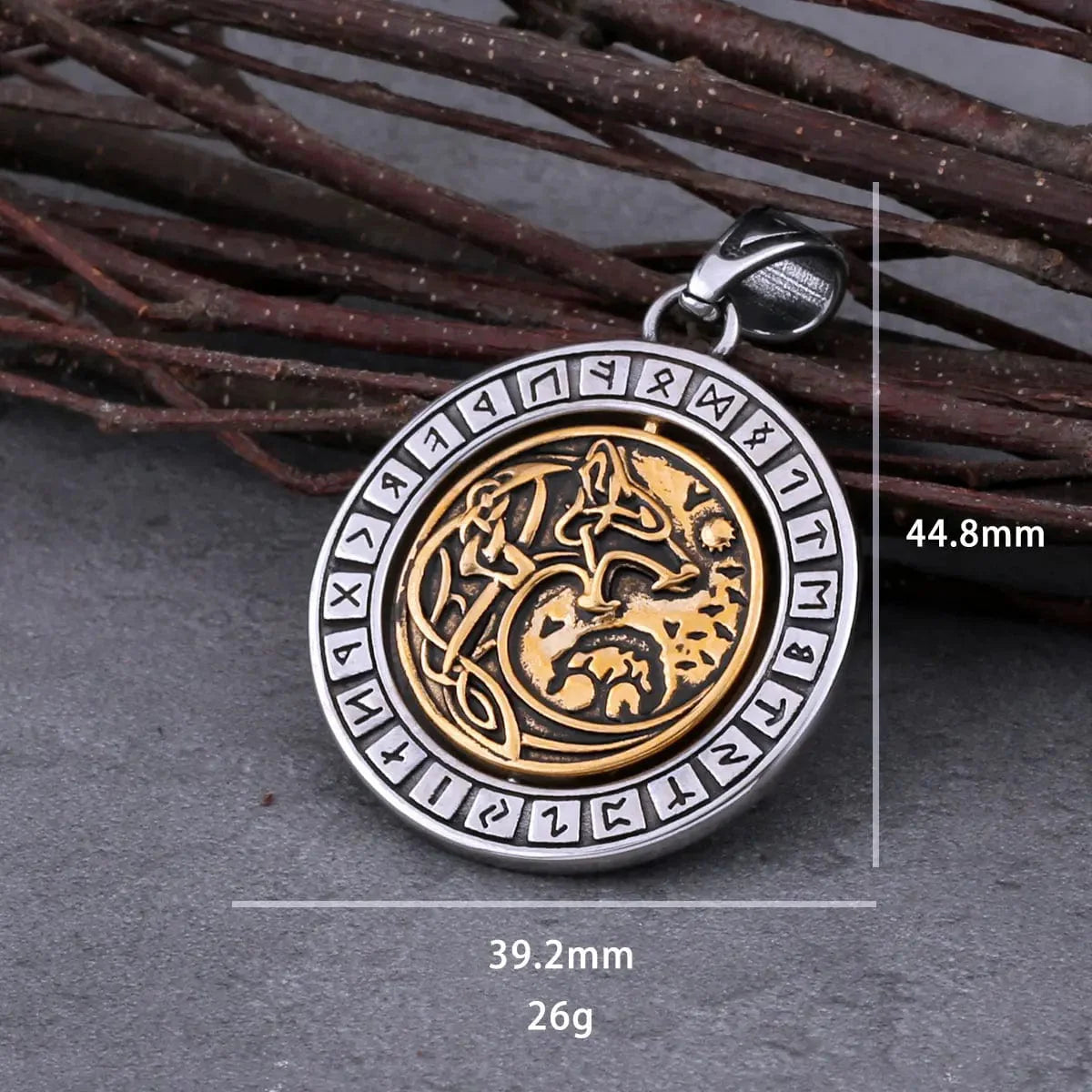 Pendentif de l’Ère Viking - Rugissement du Loup-HERITAGE VIKING