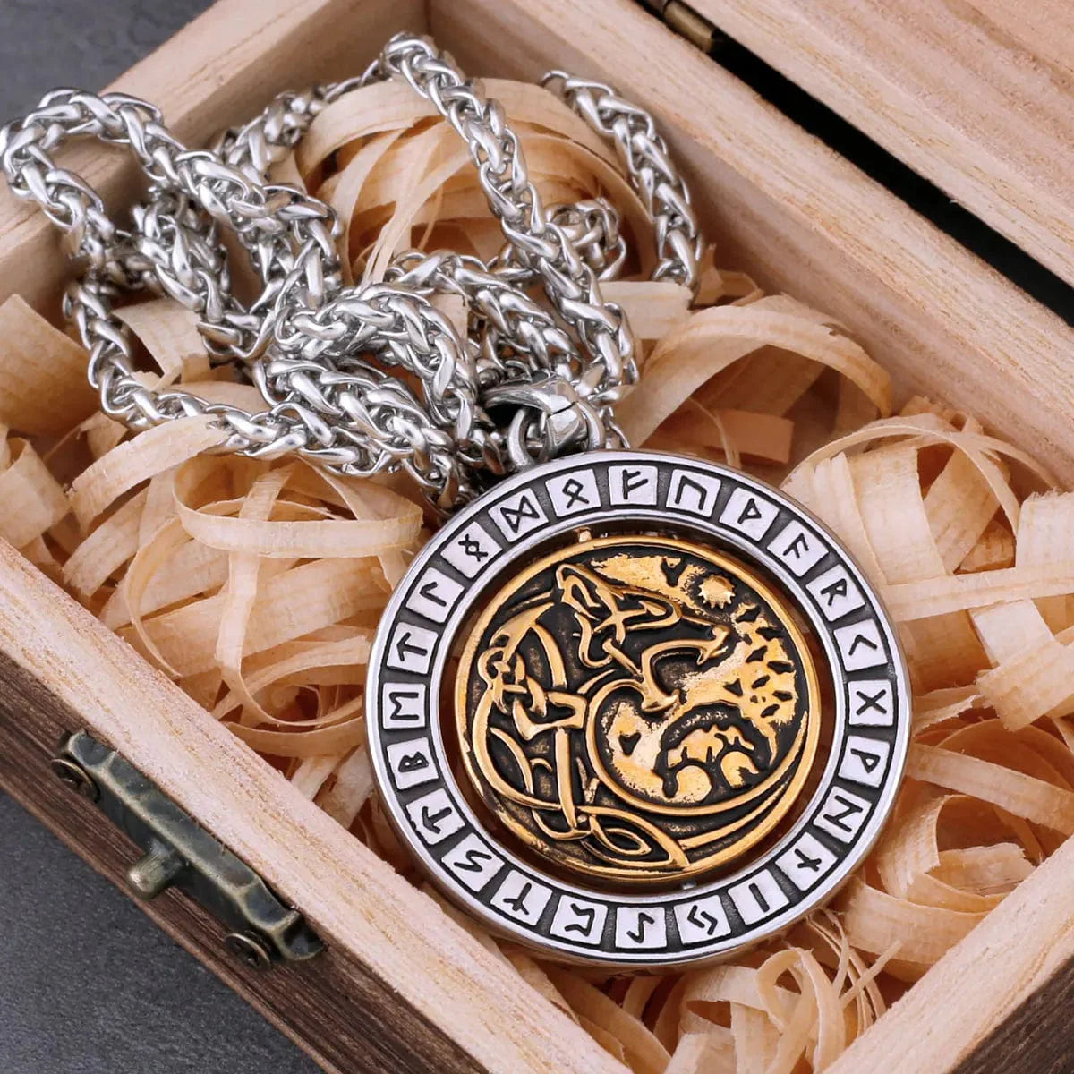 Pendentif de l’Ère Viking - Rugissement du Loup-HERITAGE VIKING
